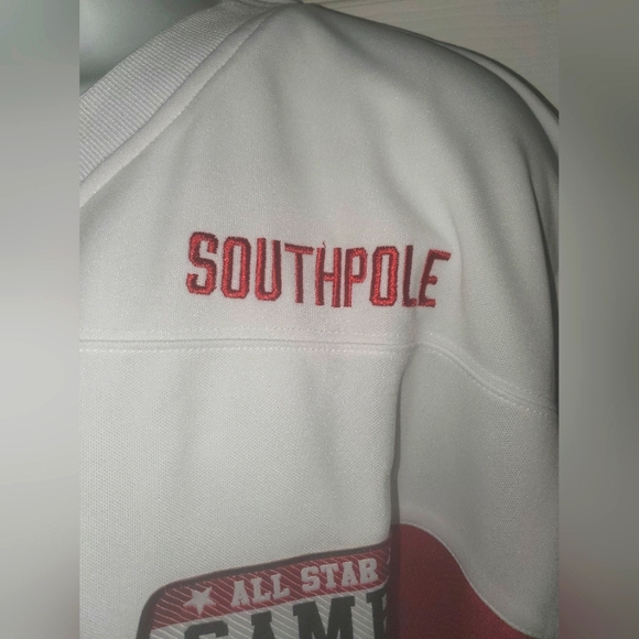 : * New South Pole BASEBALL Jersey Sz XL V-neck vintage retro style hip hop - Picture 9 of 13